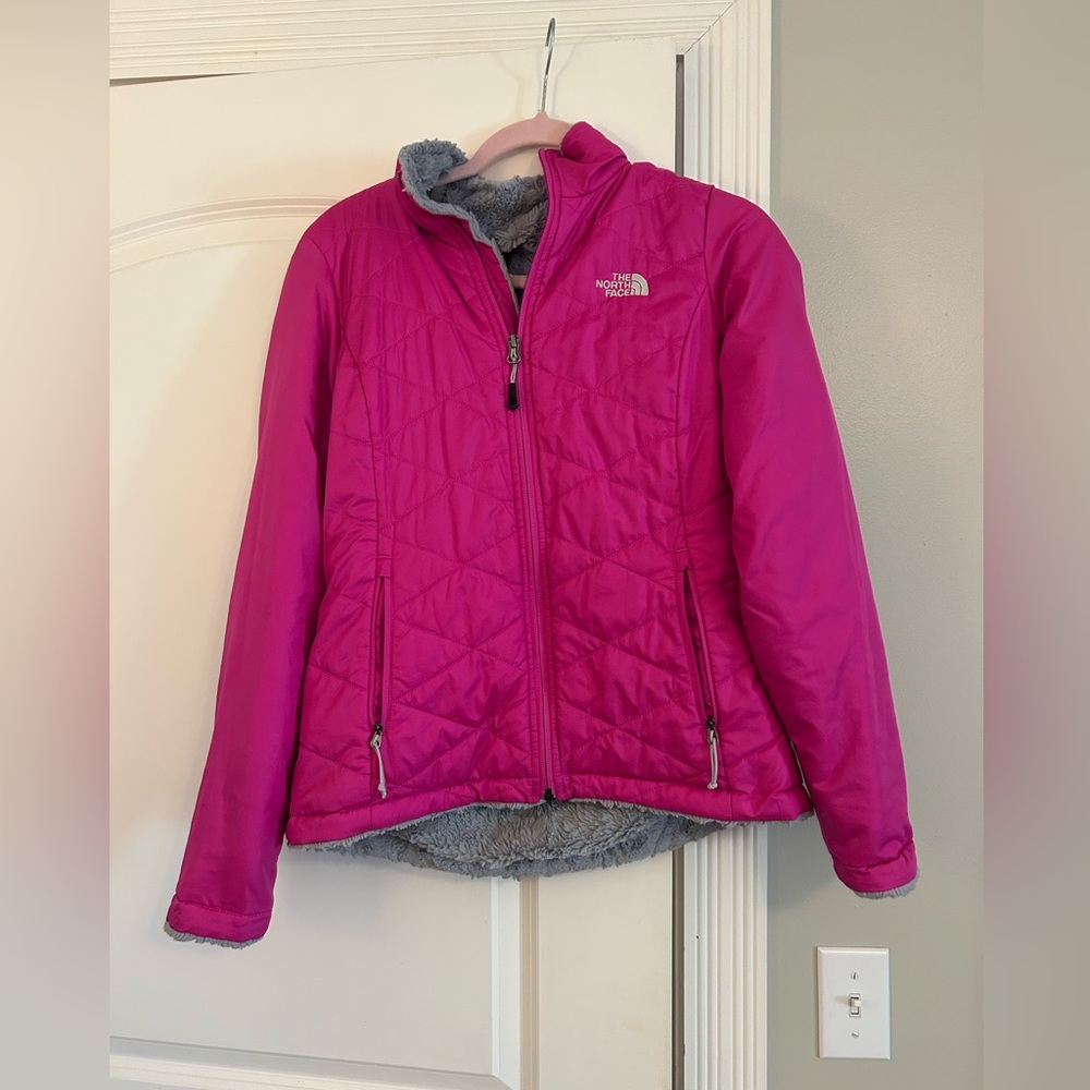 The North Face Women’s Pink Fuzzy Jacket Small